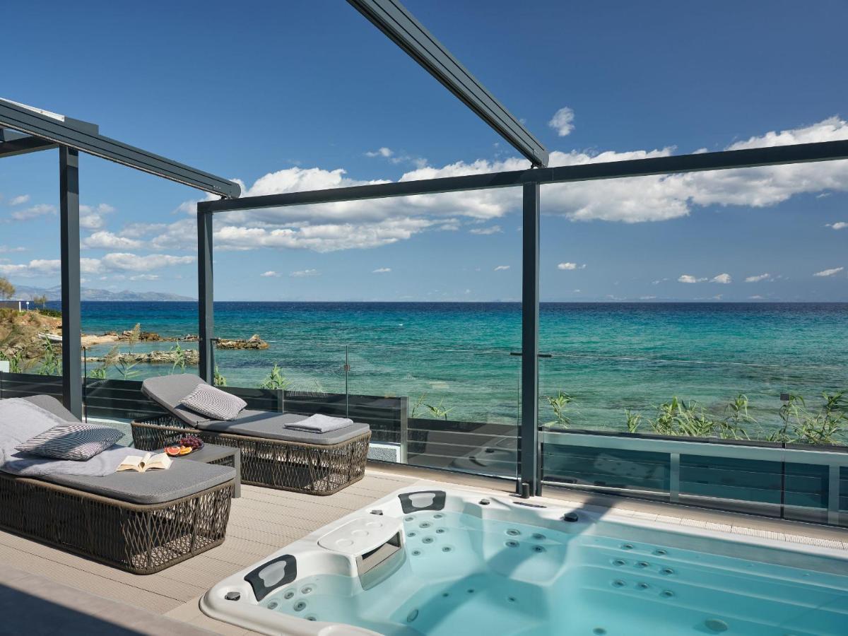 Blue View Villa - Coastal Elegance With Swim Spa, By Zantewize Alikanász Kültér fotó