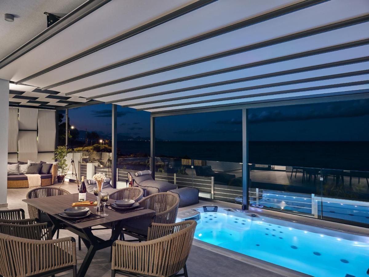 Blue View Villa - Coastal Elegance With Swim Spa, By Zantewize Alikanász Kültér fotó