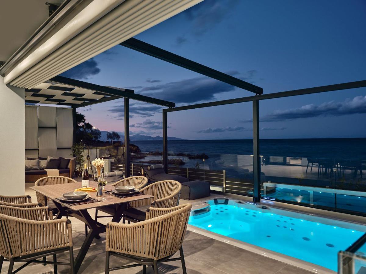 Blue View Villa - Coastal Elegance With Swim Spa, By Zantewize Alikanász Kültér fotó